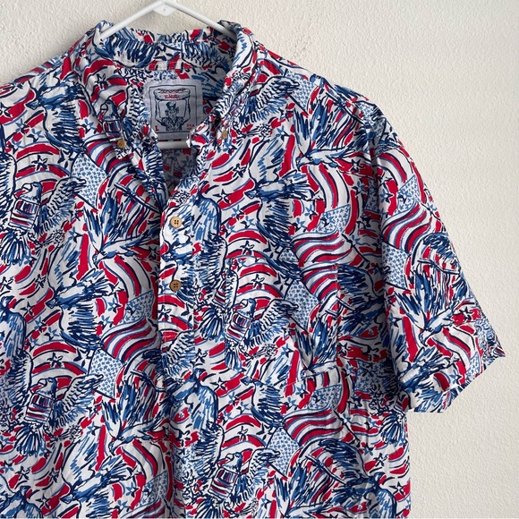 Chubbies The Nutter Short Sleeve Popover USA Shirt - Picture 1 of 5